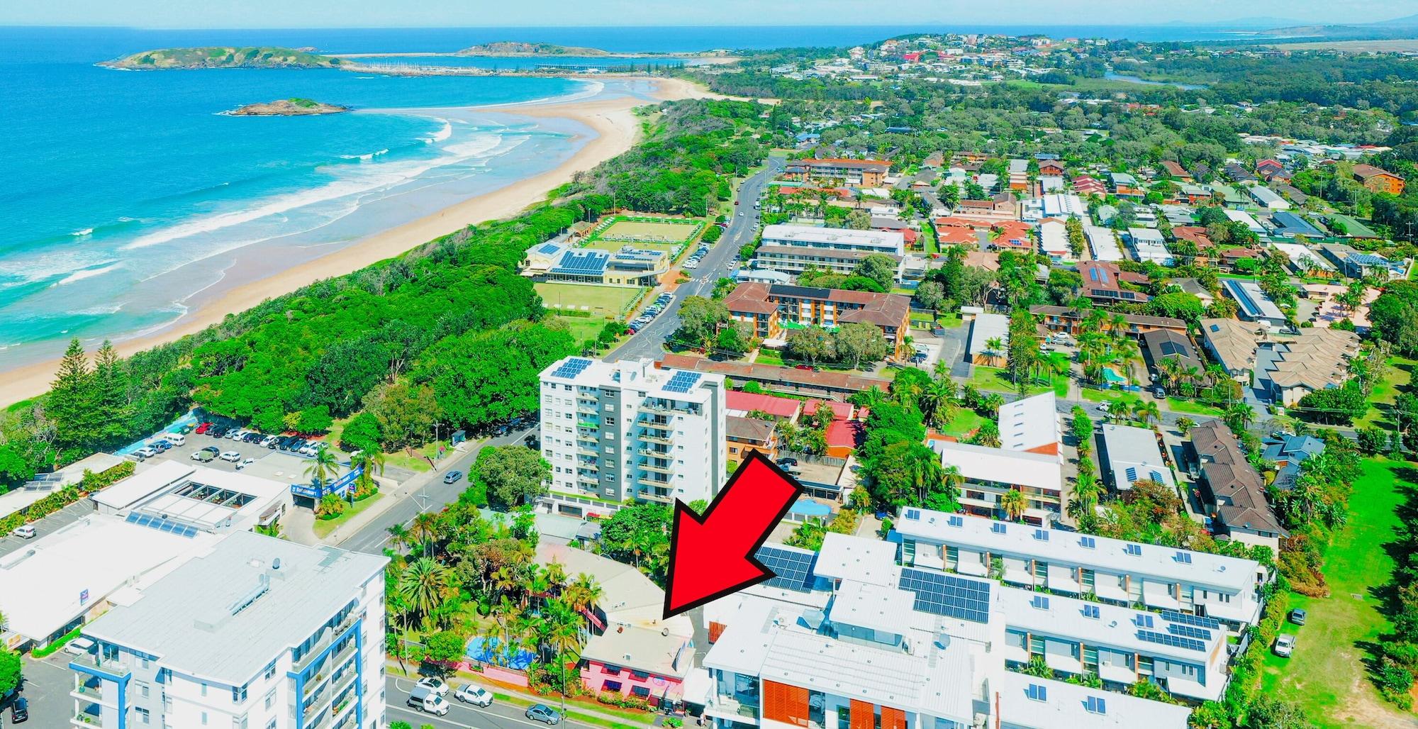 Ocean Paradise Studios & Apartments Coffs Harbour Buitenkant foto