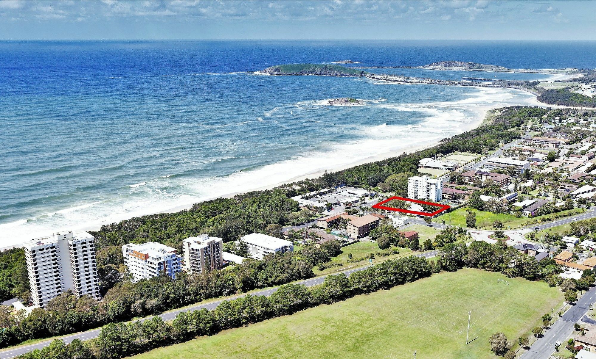 Ocean Paradise Studios & Apartments Coffs Harbour Buitenkant foto